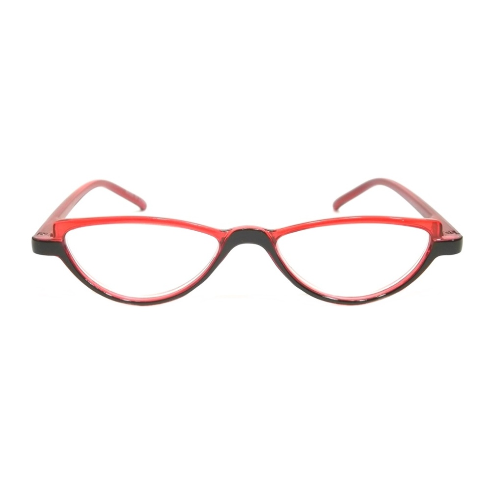 Cat Eye Reading Glasses Bella Classic Red Accent